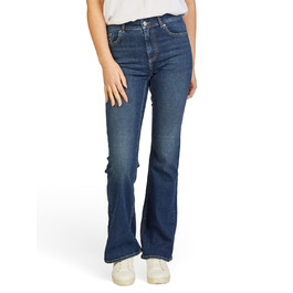 Джинси жіночі Only широкі штанини, розкльошені, середня посадка, блакитний денім (15349169)