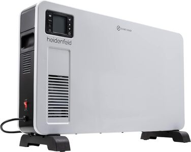 Електричний конвектор Heidenfeld EK100 | 3 роки гарантії, 2300 Вт, з пультом керування, для опалення до 40 м²