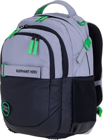 Дитячий рюкзак Elephant Hero Signature з дощовиком (фіолетовий-блакитний)