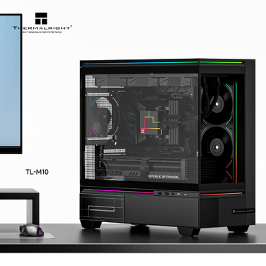 Корпус Thermalright TL-M10 Black, Midi Tower, чорний