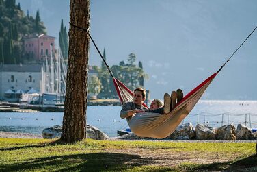 Гамак Amazonas Ultra-Light Silk Traveller XXL 320x230 см до 200 кг - надлегкий шовковий гамак для подорожей