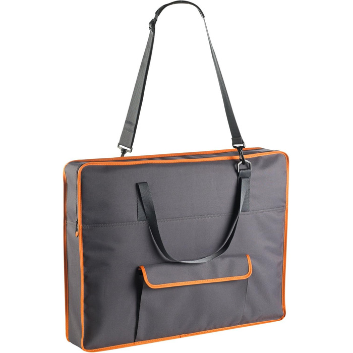 Складана переносна переносна собача будка HUNTER з алюмінієвим каркасом, сірого/помаранчевого кольору, S (91 x 61 x 58 см)