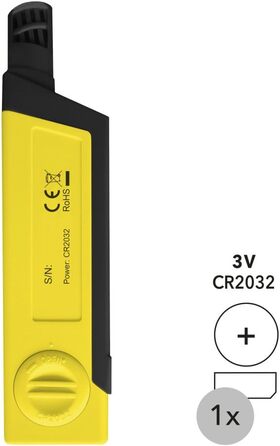TROTEC Hygrometer BC25 – Humidity Meter and Thermometer – Measuring range -20 °C to +50 °C, Heat Index (HI), apparent temperature (WBGT)