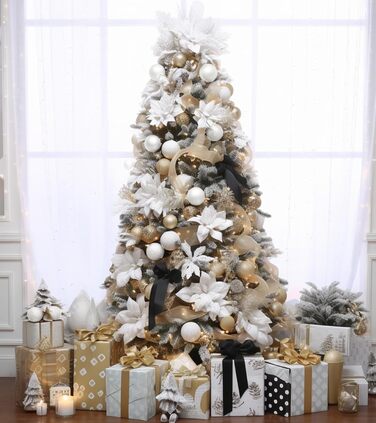 36 блакитних новорічних кулі для прикраси ялинки, 6 см, святкова декорaція