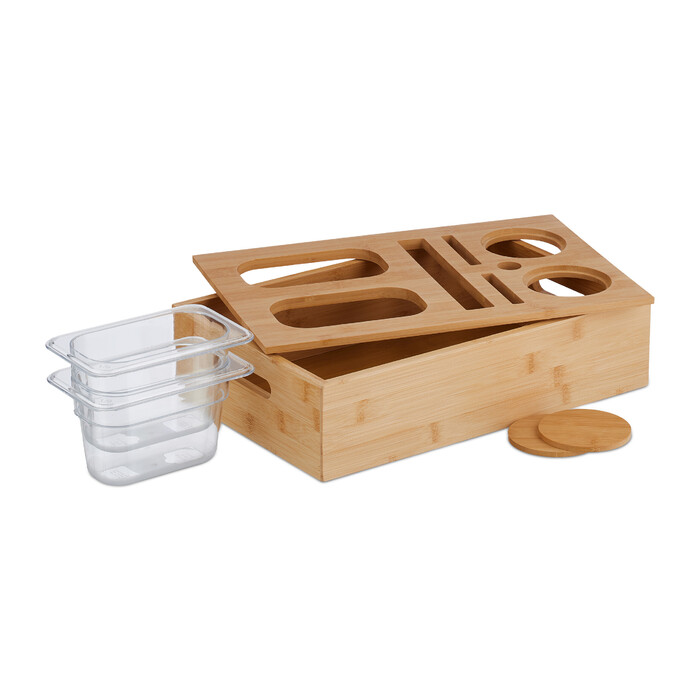 Relaxdays Bamboo Couch Table
