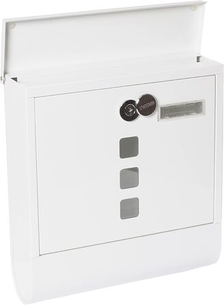 Поштовий ящик ARREGUI Chance E7005 сталевий з газетницею, сірий антрацит (DIN A4) | Настінний поштовий ящик з вікном та табличкою для імені