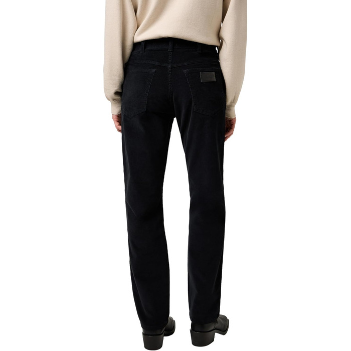 Джинси чоловічі Wrangler Texas (36W/32L, Чорні) - класичні прямі джинси з міцного деніму