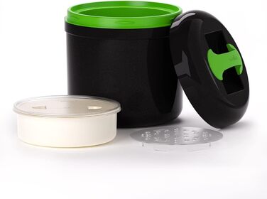 VALIRA PROTERM Pro-Term Food Container, Grey/Green, 4 L
