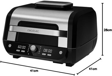 Cecotec Cecofry FireDome 6000 - Аерофритюрниця без олії 6 л, 2400 Вт, 6 режимів, гриль, сенсор температури