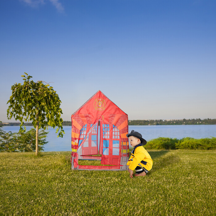 Relaxdays Firefighter Kids Tent
