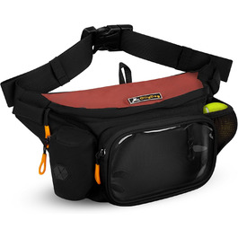 Пакет OllyDog Trailblazer для собак: поясна сумка для ласощів, кулька, диспенсер для відходів, водонепроникний, для прогулянок та тренувань, універсальний розмір (Cider)