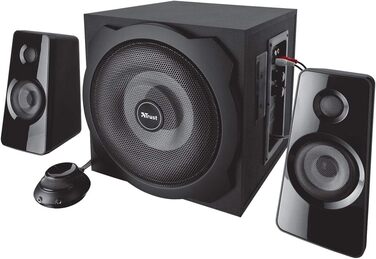 Акустична система Trust Tytan 2.1 - чорний колір, 120 Вт, Bluetooth, сабвуфер для ПК