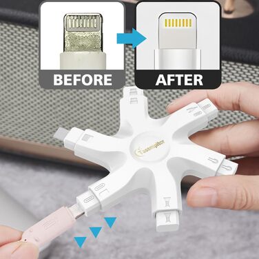 Набір для чищення iPhone, AirPods та USB-C Handy Reinigungsset (Schneewittchen) - для відновлення зарядки