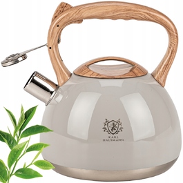 Класичний сталевий чайник Karl Hausmann, 3 л, бежевий
