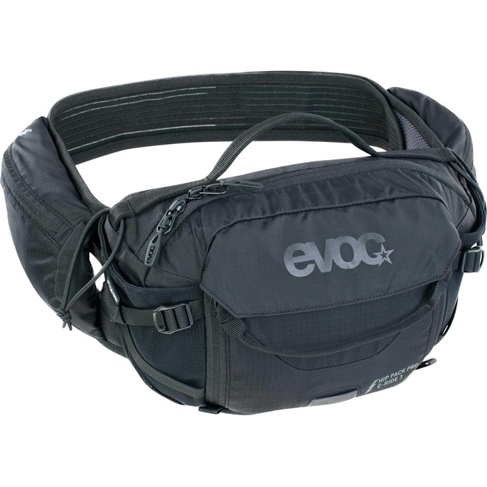 EVOC Hip Pack Pro E-Ride: нагрудник для електровелосипеда (3л, AIRFLOW, Airo Flex, Ventі Flap, тримач для пляшки)