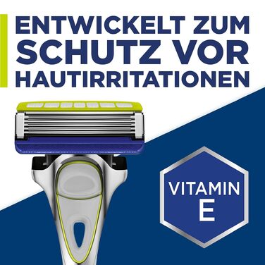 Смінні касети для бритви Wilkinson Sword Hydro 5 для чоловіків, з зволожуючим гелем та тримером, 12 шт.
