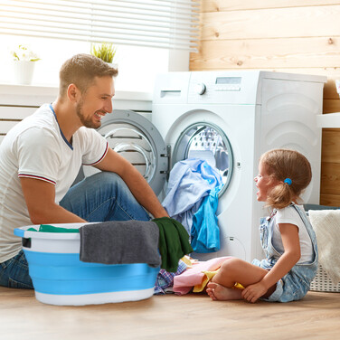 Relaxdays Foldable Laundry Basket, 36 Liter