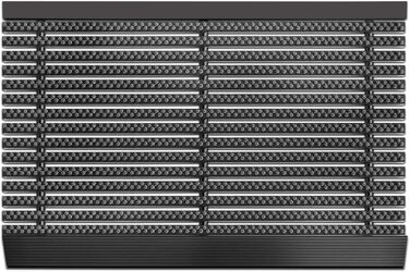 Килимок для вхідних дверей Floordirekt Power Brush 40 x 60 см, сірий — грязезахисний килимок для вулиці та приміщення