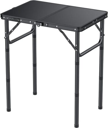 Складаний туристичний стіл Garllen 87x40 см, 3 висоти (26/48/70 см) - для кемпінгу, пікніків, саду та грилю