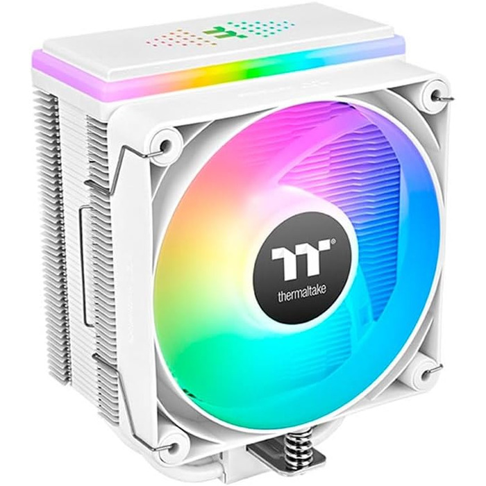 Thermaltake ASTRIA 400 ARGB: Повітряний кулер для CPU з RGB підсвічуванням (білий)