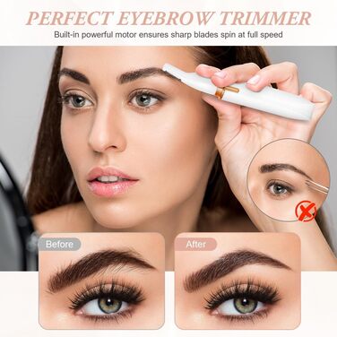 Електричний жіночий тример 4-в-1 для тіла, інтимної зони та обличчя, перезаряджається