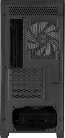 Корпус для ПК Aerocool Micro ATX з 3 RGB вентиляторами, сітчаста передня панель (чорний)