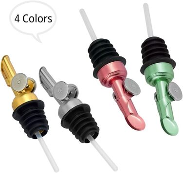 Дозатор для оливкової олії Meetsweet, нержавіюча сталь 304, автоматичне відкриття/закриття, 2 шт., для дому (золотистого кольору)