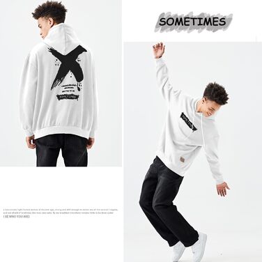 Худі Moshtashio для чоловіків: базова модель з капюшоном, світшот з довгим рукавом, унісекс, білий, розмір XL