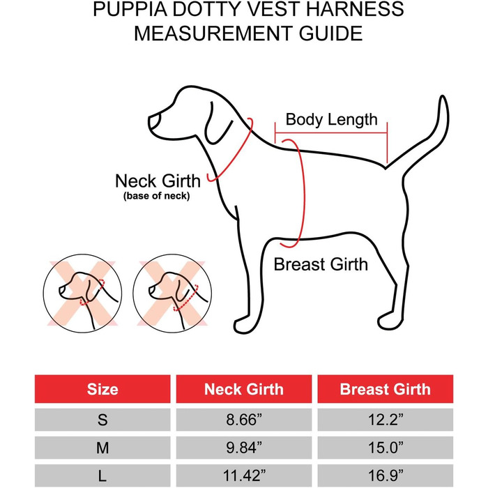 Нашийник для собак Puppia Dotty B, небесно-блакитний, розмір S