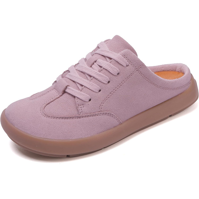 Тапочки жіночі UBFEN, теплі мюлі, зрізані, плюшеві, зручні, рожеві, антиковзаючі, для дому та вулиці (36 EU)