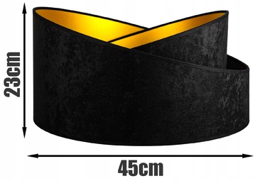 Підлоговий торшер Glimex з абажуром, патрон E27, 60 Вт, чорний з жовтим