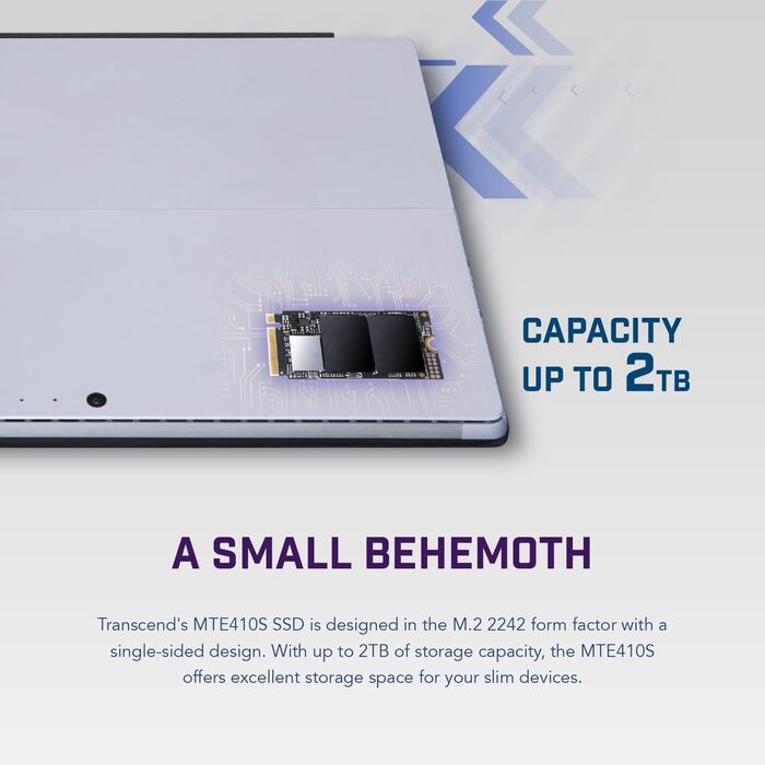 SSD накопичувач Transcend 2TB M.2 NVMe PCIe Gen4x4 MTE410S (5000 MB/s читання, 4300 MB/s запис)