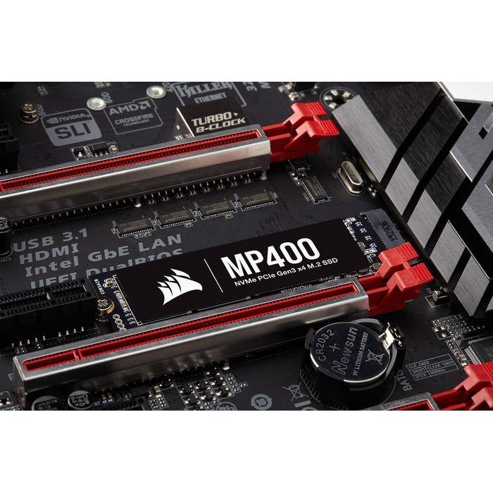 SSD Corsair MP600 CORE XT 2TB M.2 PCIe Gen4 NVMe – Швидкість до 5900 МБ/с, QLC NAND, для ноутбуків та ПК