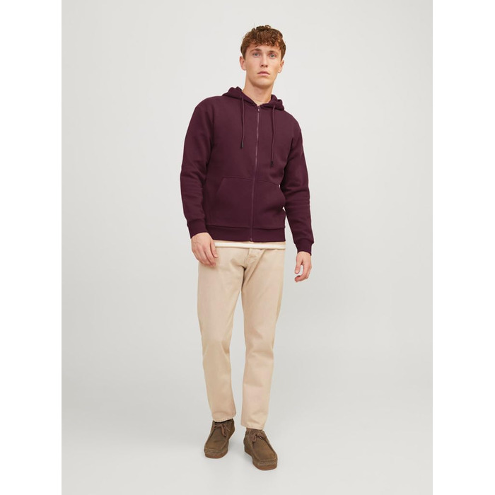 Куртка Jack & Jones Plus Size з капюшоном, великі розміри 6XL, однотонна (M, Port Royale)