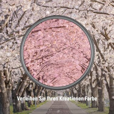 Набір фільтрів об'єктива NEEWER 9 шт. (55mm) з кольорового скла: червоний, оранжевий, синій, жовтий, зелений, коричневий, фіолетовий, рожевий, сірий