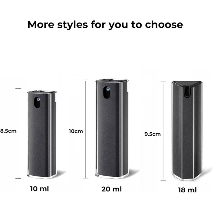 Очиснювач екрану для мобільних пристроїв 2шт (10мл) - для iPhone, монітора, планшета (сірий + рожевий)