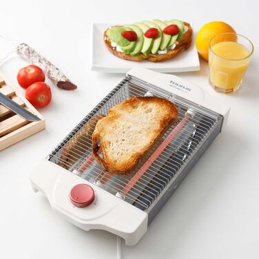 Тостер Taurus My Toast з довгим та широким слотом, пластиковий, багатокольоровий, 3 плоскі нагрівальні елементи