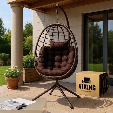 Підвісне крісло-гойдалка Viking, підлогова стійка, 82 см, до 120 кг