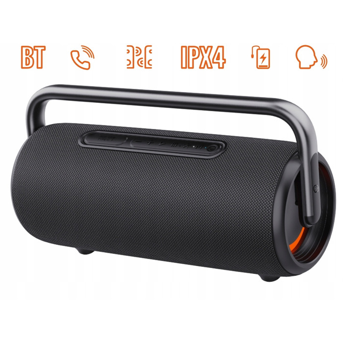 Портативна колонка Manta NYX SPK325, чорна, 80 Вт