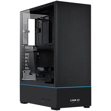 Корпус для ПК Lian Li SUP-01X, трикамерна система охолодження, підтримка GPU до 400мм та радіаторів 360мм, 3 вентилятори 120мм, загартоване скло, чорний