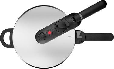 Скороварка Zwilling EcoQuick II, 6 л, 22 см, нержавіюча сталь, для всіх типів плит включаючи індукційні, срібляста