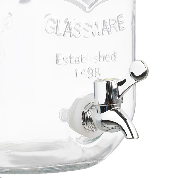 Set of 2 Relaxdays 4-Liter Drink Dispensers