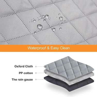 Захисний чохол на сидіння для собак, для автомобілів, SUV та вантажівок з сіткою у вікно, стійкий до подряпин, нековзний та водонепроникний, з поворотком для повідка (Рожевий). Чохол на сидіння та поводок для собак (Сірий)