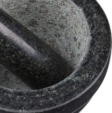 Морська гармата Relaxdays з пестиком, сірого кольору, 14 см, 400 мл - для спецій та трав