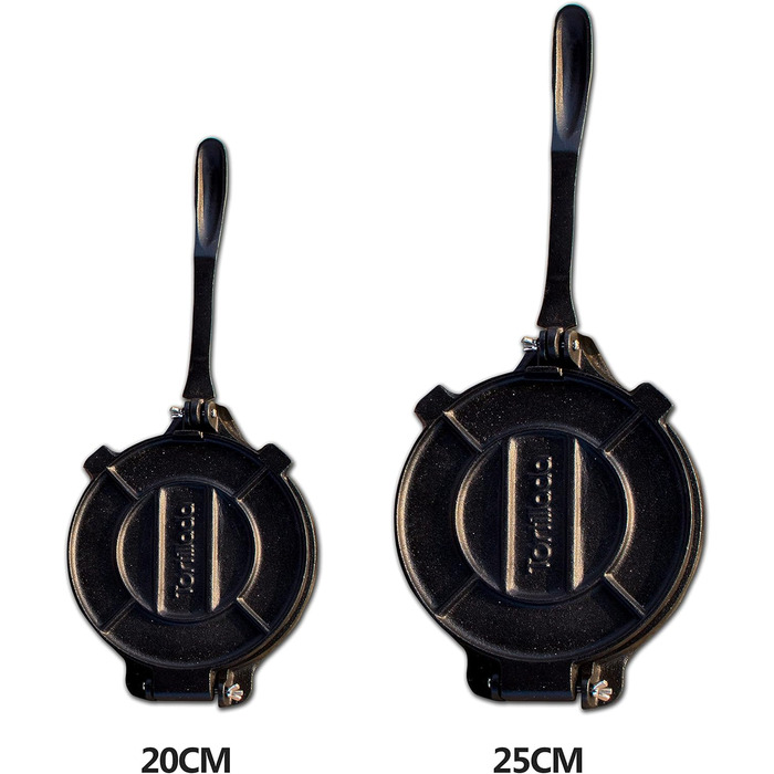 Пресс для тортилій з чавуну Tortillada + Е-book з рецептами + 100 листів пергаментного паперу (25 см)