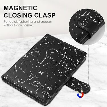 Чохол для ebook Reader 6.8-7'' (Kindle, Kobo, Pocketbook, Tolino, Sony) з підставкою, шкіряний, Konstellation
