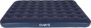 Надувний матрац для кемпінгу та дому AVENLI на 2 особи, 203x152x22 см, з м'якою поверхнею