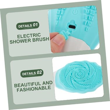 Shower Brush with Handle – Electric Body Brush for Body Massage and Back Cleaning for Everyone