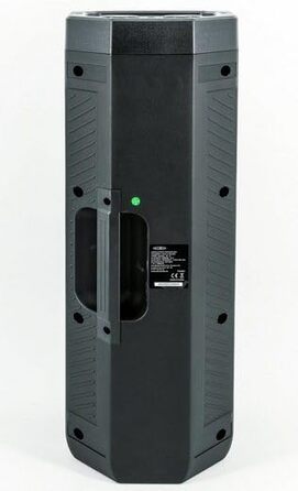 Портативна Bluetooth-колонка Reflexion PS09BT - 500W, Караоке, DJ, LED-підсвітка, Радіо, Мікрофон, Чорний