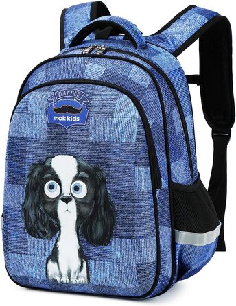 Дитячий рюкзак Cusangel для дівчаток та хлопчиків-підлітків, ергономічний, регульований, водостійкий, з нагрудним ременем (H - Цуценя)